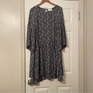 JUST Female Navy & White Spotted Dress
